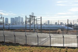 JR名古屋車両所　新幹線置き場　停泊所　名古屋市名古屋市中村区の観光・撮影スポットの写真や画像