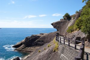 鬼ヶ城　獅子岩　景色　風景　三重県熊野市の観光・撮影スポットの画像と写真