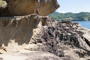 鬼ヶ城　獅子岩　景色　風景　三重県熊野市の観光・撮影スポットの画像と写真