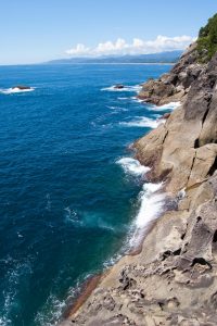 鬼ヶ城　獅子岩　景色　風景　三重県熊野市の観光・撮影スポットの画像と写真