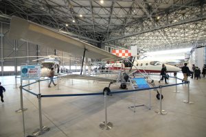 名市工フライヤーあいち航空ミュージアム　飛行機　航空機　展示場　"飛行"の解剖図鑑　愛知県西春日井郡の観光・撮影スポットの画像や写真