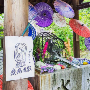 若宮神明社,、花手水舎、6月夏、愛知県一宮市の観光・撮影スポットの名所