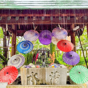 若宮神明社,、花手水舎、6月夏、愛知県一宮市の観光・撮影スポットの名所