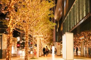 ＫＩＴＴＥ名古屋　イルミネーション　名古屋市中区の観光・撮影スポットの画像や写真