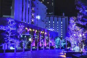 ルーセントタワー　イルミネーション　名古屋市中区の観光・撮影スポットの画像や写真