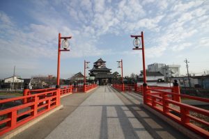 清須城と大手橋　愛知県清須市の観光・撮影スポットの画像と写真