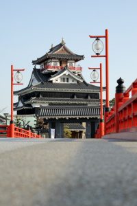 清須城と大手橋　愛知県清須市の観光・撮影スポットの画像と写真