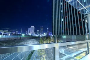 ささしまライブ駅周辺　夜景　中村区の観光・撮影スポットの画像と写真