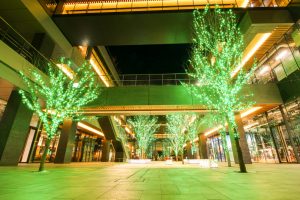 ささしまライブ駅周辺　イルミネーション　夜景　中村区の観光・撮影スポットの画像と写真