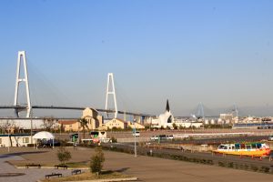 金城ふ頭　名港トリトン　名古屋市港区の観光・撮影スポットの写真や画像