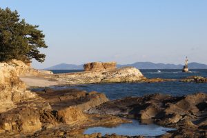 佐久島　アートの町　男岩（おんぞいわ　愛知県西尾市佐久島の観光・撮影スポットの写真や画像