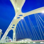 豊田大橋　夜景　ライトアップ　愛知県豊田市の観光・撮影スポットの写真や画像