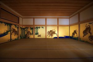 名古屋城　本丸御殿　3月　春の花　名古屋市中区の観光・撮影スポットの画像と写真