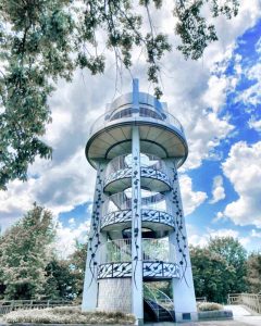 小牧四季の森公園、展望台、5月夏の花、愛知県小牧市の観光・撮影スポットの画像と写真