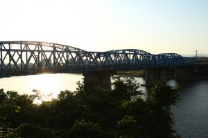 太田橋　木曽川　岐阜県美濃加茂市の観光・撮影スポットの画像や写真