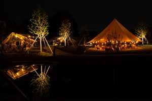 リバーポートパーク　バーベキューBBQ　夜景　木曽川　岐阜県美濃加茂市の観光・撮影スポットの画像や写真