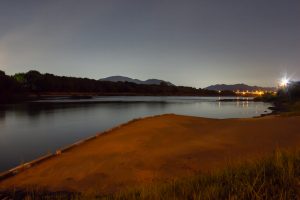 木曽川　夜景　岐阜県美濃加茂市の観光・撮影スポットの画像や写真