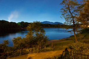 木曽川　夜景　岐阜県美濃加茂市の観光・撮影スポットの画像や写真