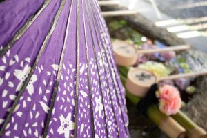 別小江神社　手水舎　あじさい　6月　名古屋市北区の観光・撮影スポットの画像と写真
