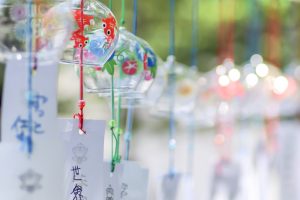若宮八幡社　風鈴まつり　7月　夏の風物詩　名古屋市中区の観光・撮影スポットの画像と写真