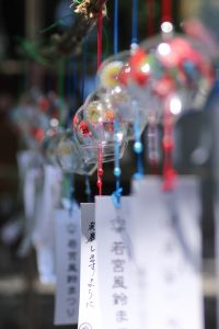 若宮八幡社　風鈴まつり　7月　夏の風物詩　名古屋市中区の観光・撮影スポットの画像と写真