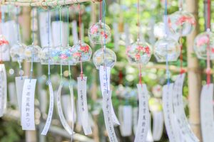若宮八幡社　風鈴まつり　7月　夏の風物詩　名古屋市中区の観光・撮影スポットの画像と写真