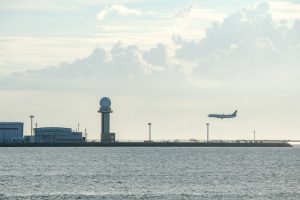りんくう緑地南駐車場、夕日、愛知県常滑市の観光・撮影スポットの画像と写真