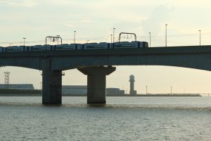 りんくう緑地南駐車場、夕日、愛知県常滑市の観光・撮影スポットの画像と写真