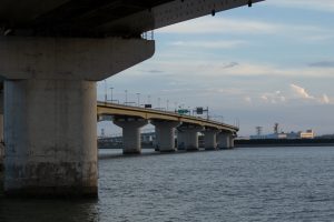 りんくう緑地南駐車場、夕日、愛知県常滑市の観光・撮影スポットの画像と写真