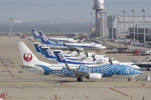 中部国際空港セントレア　飛行機　愛知県常滑市の観光・撮影スポットの画像と写真