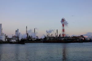天カ須賀新町緑地　四日市工場夜景　三重県四日市市の観光・撮影スポットの画像と写真
