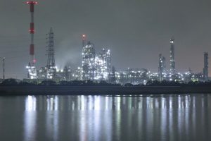 霞ヶ浦緑地エリア　四日市工場夜景　三重県四日市市の観光・撮影スポットの画像と写真