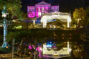 きらめき明治村　イルミネーション　夜景　12月　1月　愛知県犬山市の観光・撮影スポットの写真と画像