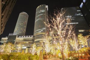 大名古屋ビルヂング　ウインターイルミネーション　12月　夜景　名古屋市中村区の観光・撮影スポットの写真と画像