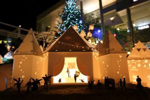 星が丘テラス　ウィンターイルミネーション　12月　名古屋市千種区の観光・撮影スポットの画像と写真