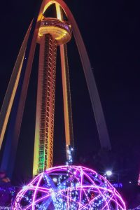 138タワーパーク、イルミネーション、12月冬、愛知県一宮市の観光・撮影スポットの画像と写真