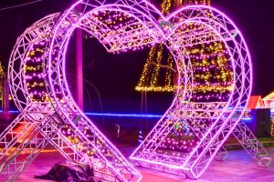 木曽三川公園センター、イルミネーション、12月冬、岐阜県海津市の観光・撮影スポットの画像と写真