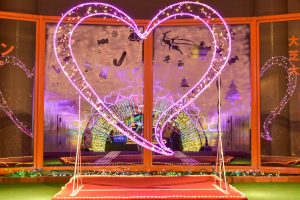 木曽三川公園センター、イルミネーション、12月冬、岐阜県海津市の観光・撮影スポットの画像と写真