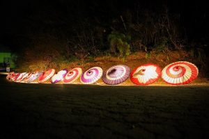 きらめき明治村 イルミネーション　12月　冬　愛知県犬山市の観光・撮影スポットの画像と写真