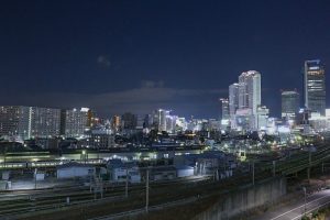 グローバルゲート　名古屋駅ビル群　夜景　名古屋市中村区の観光・撮影スポットの画像と写真