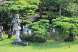 六華苑、日本庭園、9月、三重県桑名市の観光・撮影スポットの画像と写真