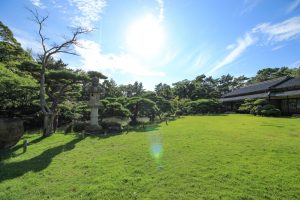 六華苑、日本庭園、9月、三重県桑名市の観光・撮影スポットの画像と写真