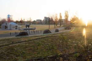 ミササガパーク（猿渡公園）、11月、秋。愛知県刈谷市の観光・撮影スポットの画像と写真