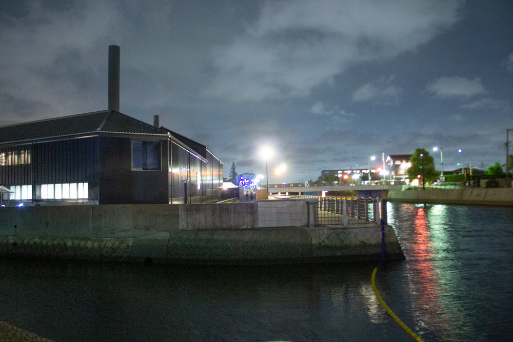 半田運河キャナルライト　8月　愛知県半田市の観光・撮影スポットの画像と写真