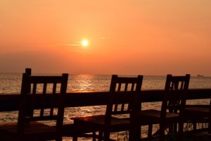 野間灯台、夕日、愛知県知多郡の観光・撮影スポットの画像と写真