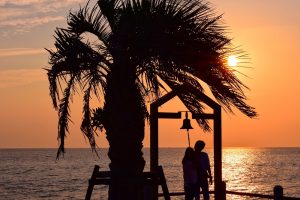 野間灯台、夕日、愛知県知多郡の観光・撮影スポットの画像と写真