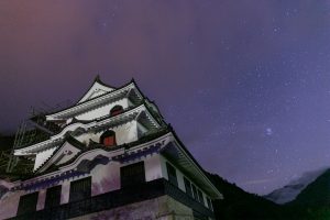 藤橋城、星空撮影、天の川、岐阜県揖斐郡の観光・撮影スポットの名所藤橋城、星空撮影、天の川、岐阜県揖斐郡の観光・撮影スポットの名所