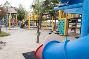 フローラルガーデンよさみ、子供の遊具、10月の秋の花、愛知県刈谷市の観光・撮影スポットの画像と写真