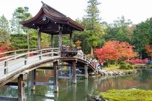 虎渓山永虎渓山永保寺、紅葉、11月秋、岐阜県多治見市の観光・撮影スポットの画像と写真