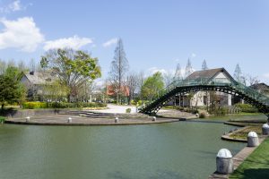 アクアワールド水郷パークセンター、4月の春の花、岐阜県海津市の観光・撮影スポットの画像と写真